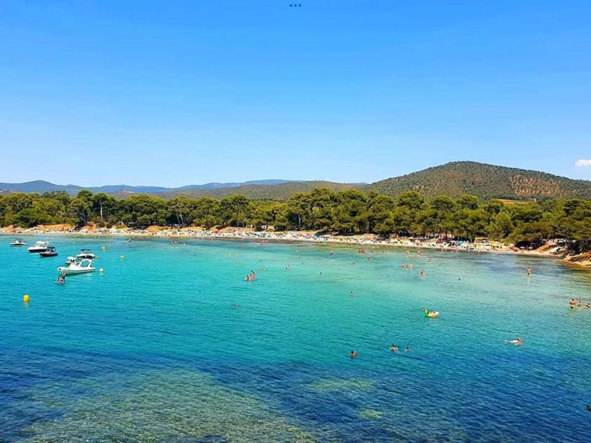 Appartement Pieds Dans L'Eau Vue Mer Bormes Les Mimosas Eksteriør bilde